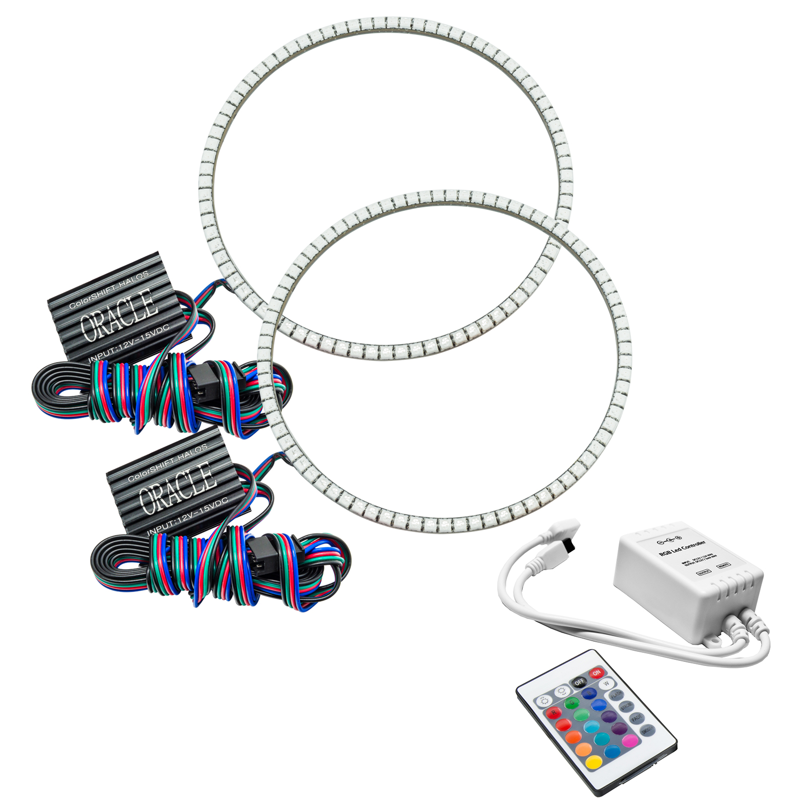 3981-504 - 7in. Round Exterior Waterproof LED Halo Kit
